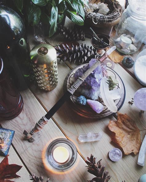 The Green Winged Witch's Altar: Creating a Sacred Space for Ritual and Meditation